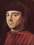 Antonello da Messina Portrat eines Mannes oil painting artist